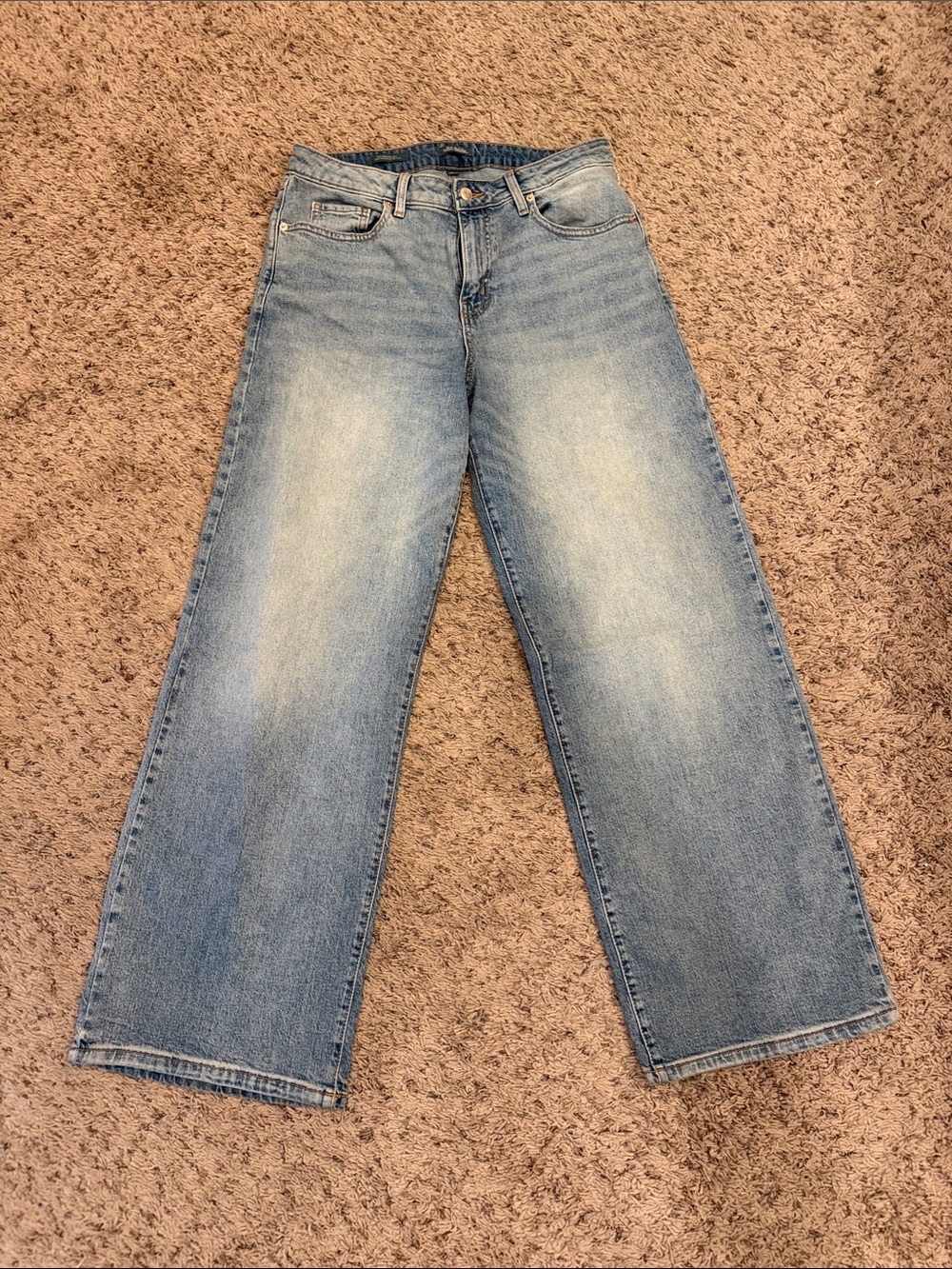Wild Fable Faded Light Blue Wide-Leg Jeans